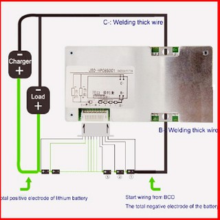 32650, MẠCH BMS BẢO VỆ VÀ CÂN BẰNG XẢ NẠP 24V 8S pin Lithium sắt - 8s 24V