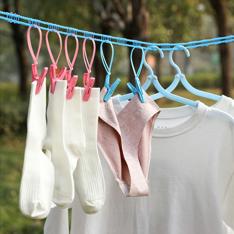 Dây Phơi Đồ Quần Áo Có Lỗ Móc Loại Dài 5m