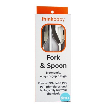 Bộ muỗng nĩa Thinkbaby an toàn cho bé