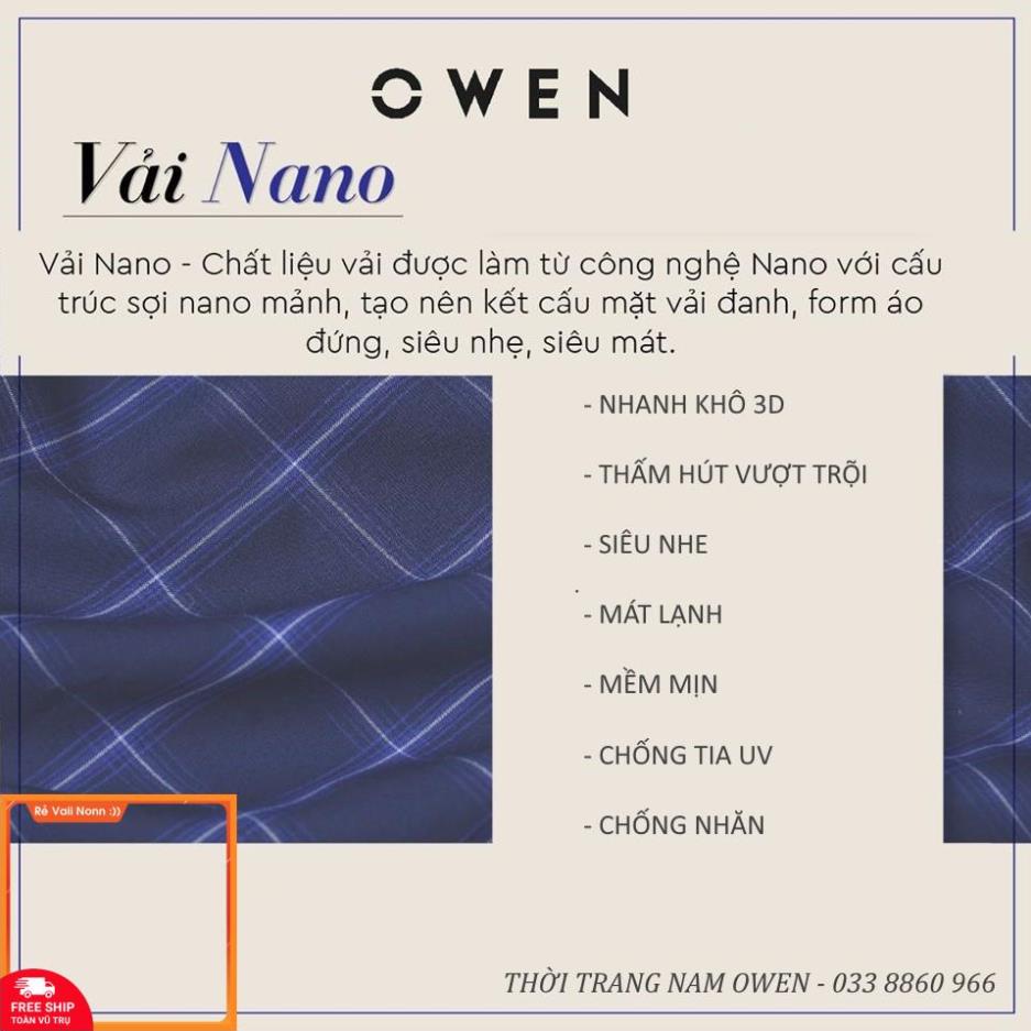 Xả 12.12 10.10 . Sơ mi dài tay Owen AR80663 - Áo sơ mi nam dài tay Cực Đẹp . . . ' ' ' . ( ˣ ! ! %