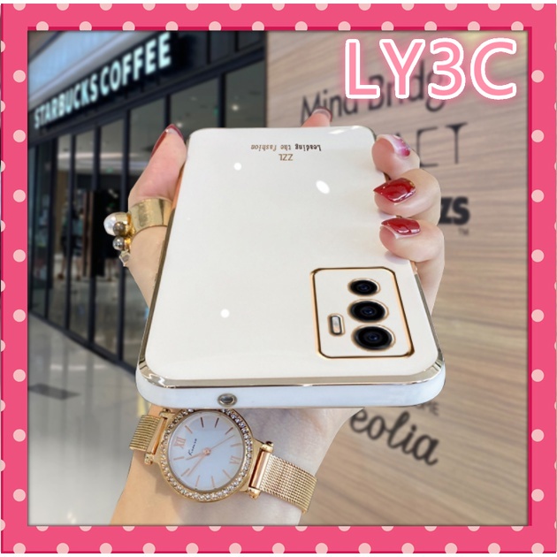 Ốp Điện Thoại Silicone Mềm Mạ Điện LY3C Cho Vivo V23E 5g / V23 5g / V20 / V21 / V15 / V11i / V20 PRO