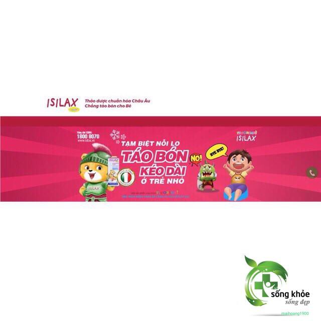 ISILAX Fitobimbi (Chính Hãng)- giảm táo bón, giúp nhuận tràng ở trẻ em, nhập khẩu từ ý