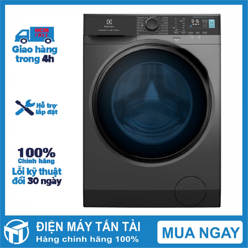 MÁY GIẶT CỬA TRƯỚC ELECTROLUX 10KG EWF1024P5SB Giặt hơi nước HygienicCare diệt khuẩn - giao hàng miễn phí HCM