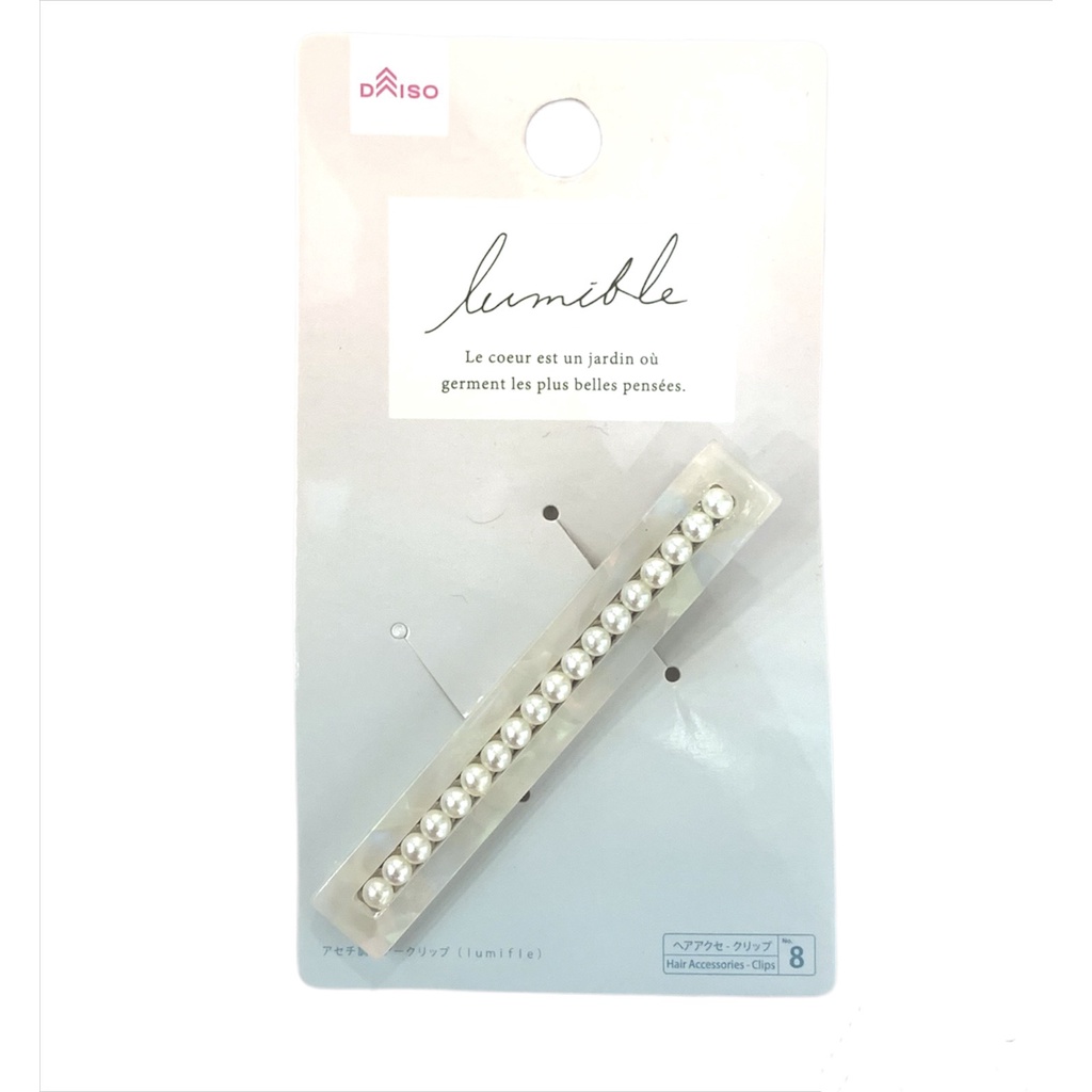 Daiso Kẹp tóc hình Lumible số 8