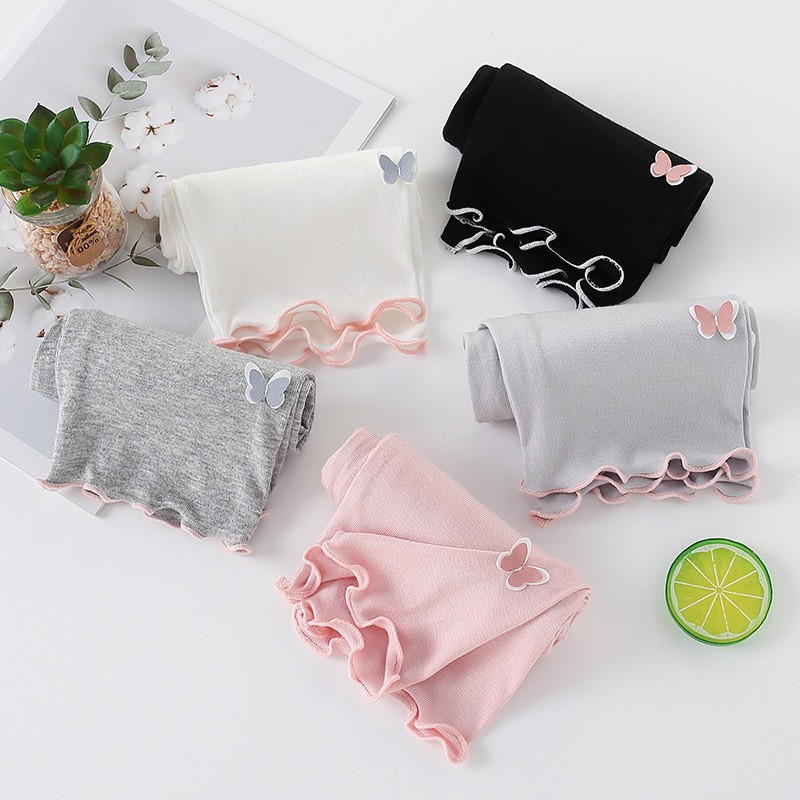 Quần legging lửng bé gái mùa hè cotton co giãn chuẩn đẹp (10-40kg)
