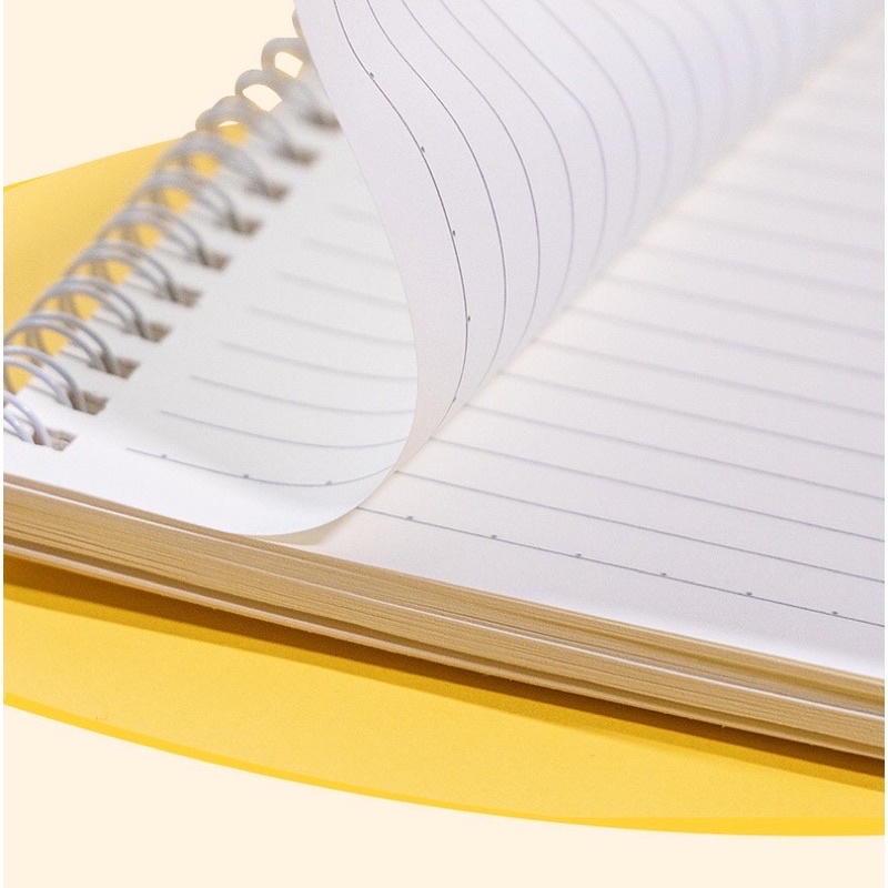 Sổ tay ghi chép học tập gáy lò xo A5 hình Hồ Ly, dòng vở kẻ ngang, 120 trang Sakura Shop