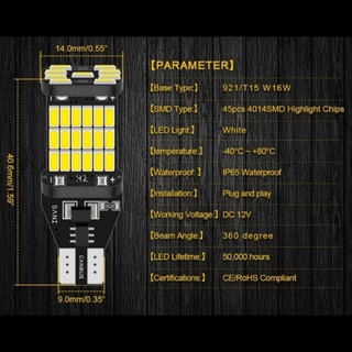 Bóng Đèn LED Phanh Xe T15 3rd Chất Lượng