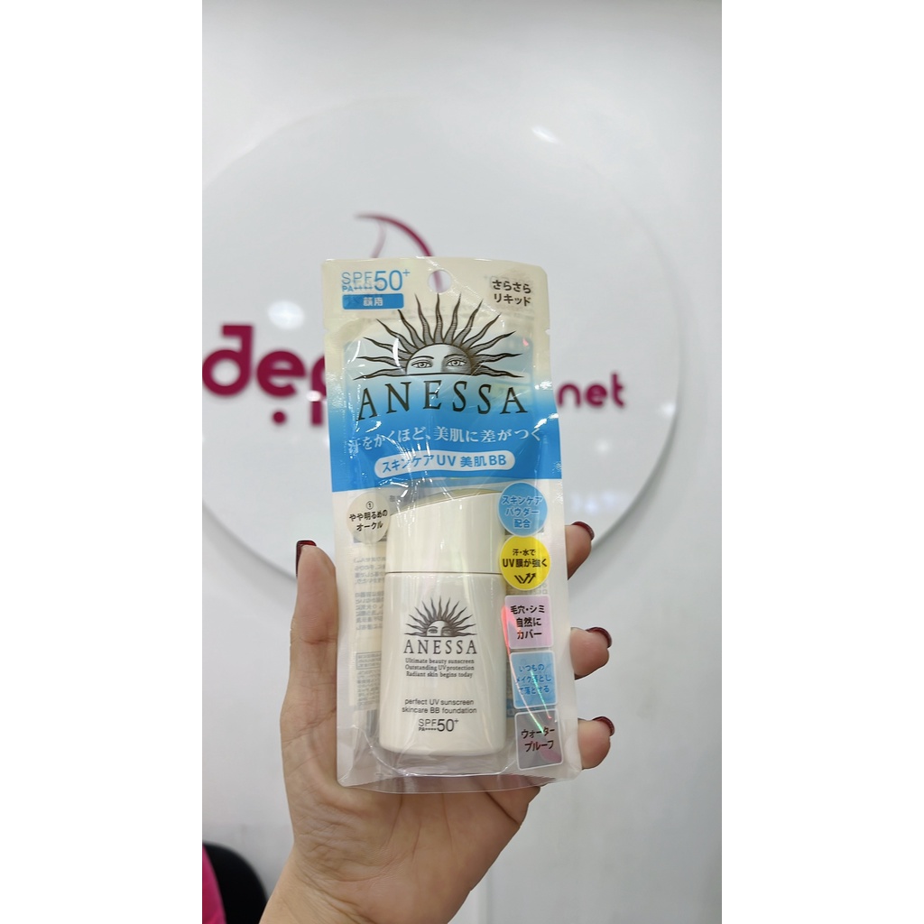 Kem nền trang điểm BB chống nắng Anessa Perfect UV sunscreen skincare BB foundation SPF 50+ PA++++ 25ml