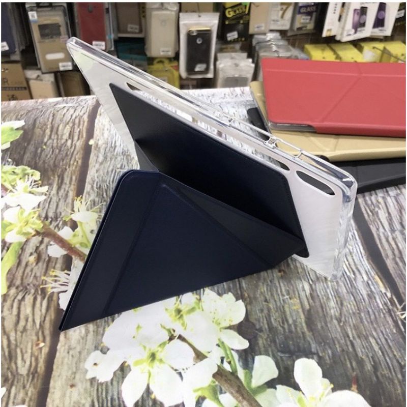 Bao da Onjess cho Samsung Galaxy Tab S8 plus/ S7 Plus/Tab S7 FE lưng silicon