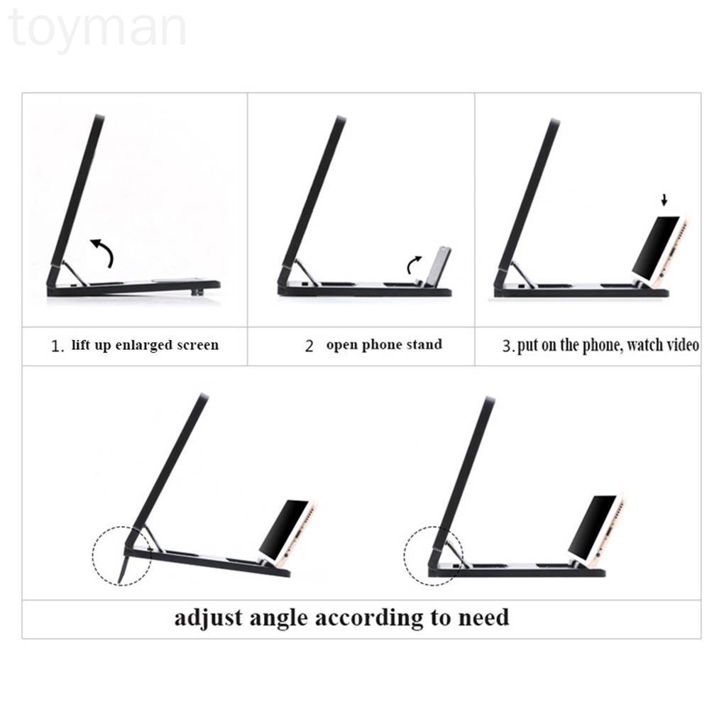 Giá đỡ phóng to màn hình điện thoại 3d HD tiện dụng