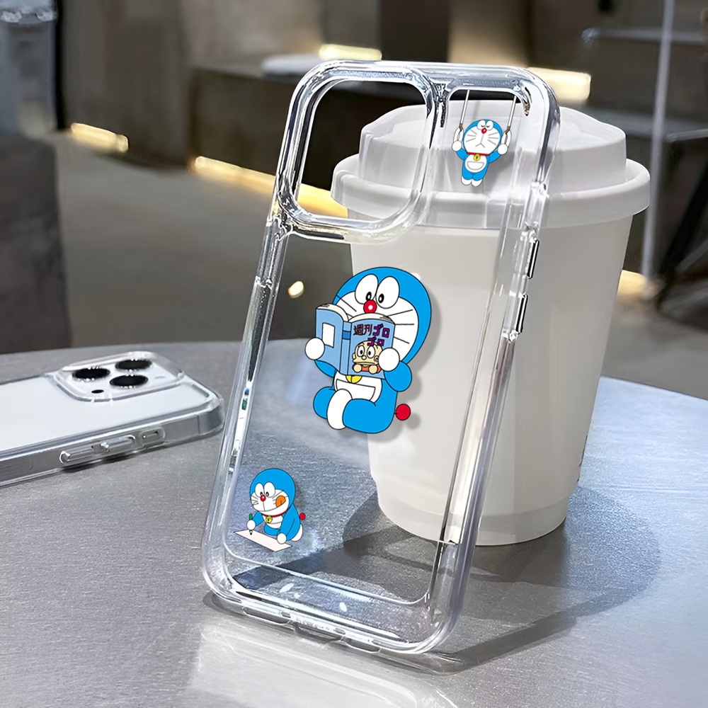 Ốp Điện Thoại Hình Doraemon Cho iphone 14ProMax 14Plus 13 11 12 7Plus X XR XS Max