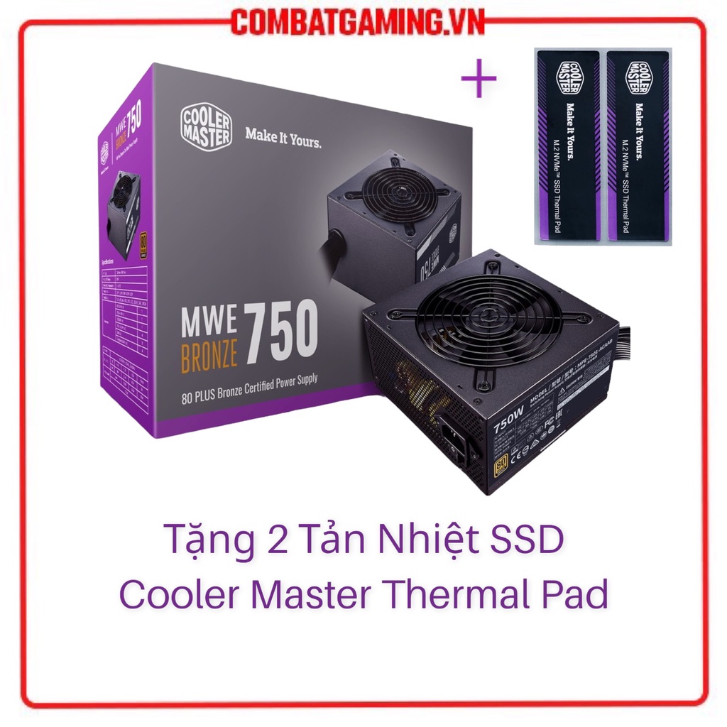 Nguồn Cooler Master MWE 750 Bronze V2 Full Range