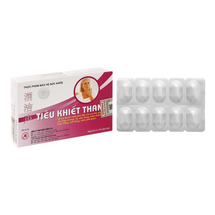 [Chính hãng] TIÊU KHIẾT THANH - PHÒNG NGỪA VIÊM THANH QUẢN - KHẢN TIẾNG - MẤT GIỌNG - SẢN PHẨM MUA 6 TẶNG 10