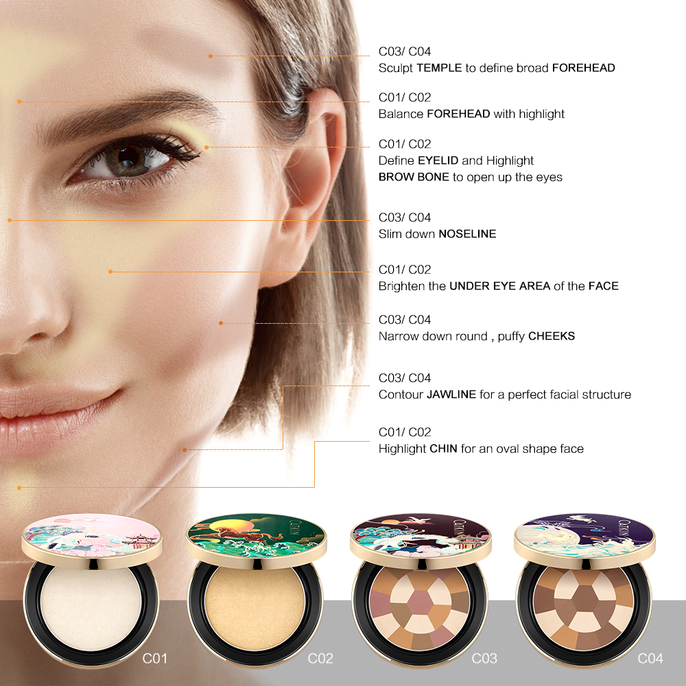 CATKIN Face Highlighter Brighten skin Colour Shimmering Powder 13.5g