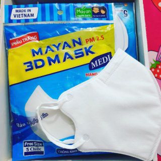KHẨU TRANG MAYAN 3D MASK BỊCH 5 CÁI
