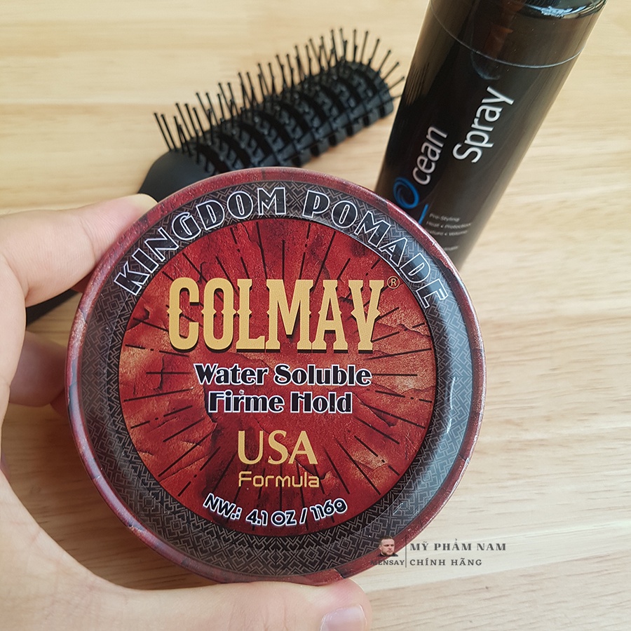Sáp vuốt tóc Colmav Pomade gốc nước - chính hãng 100% COLMAV