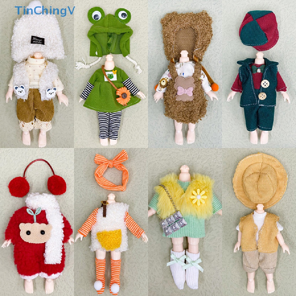 Bộ Đồng Phục Thời Trang Dành Cho Búp Bê 16-17cm Ob11 1 / 8 Bjd