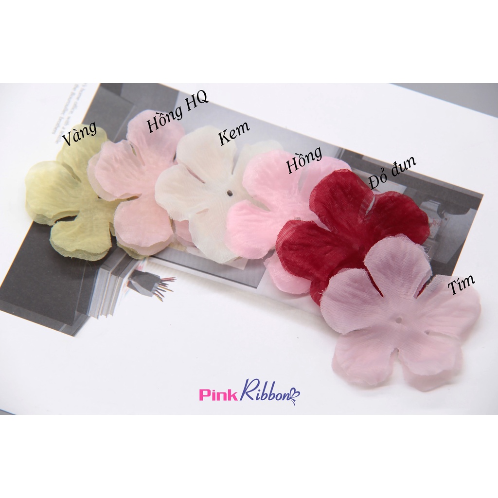 TÚI 10 CÁNH  VÀ TÚI 50 CÁNH- Cánh hoa voan 2 lớp 6.5cm