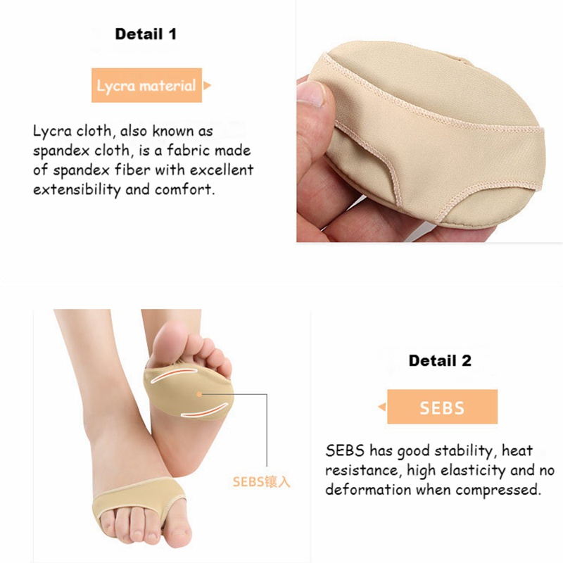 Cặp Đệm Silicone Lót Giày Giảm Đau Chân Thoáng Khí Giảm Đau