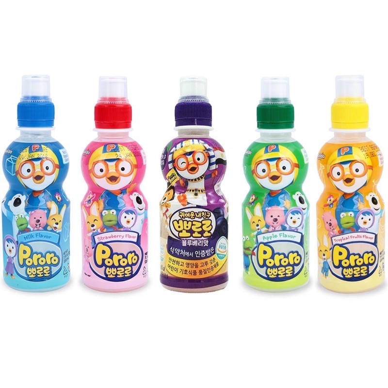 Nước Trái Cây Pororo Hàn Quốc Đủ Các Vị 235ml