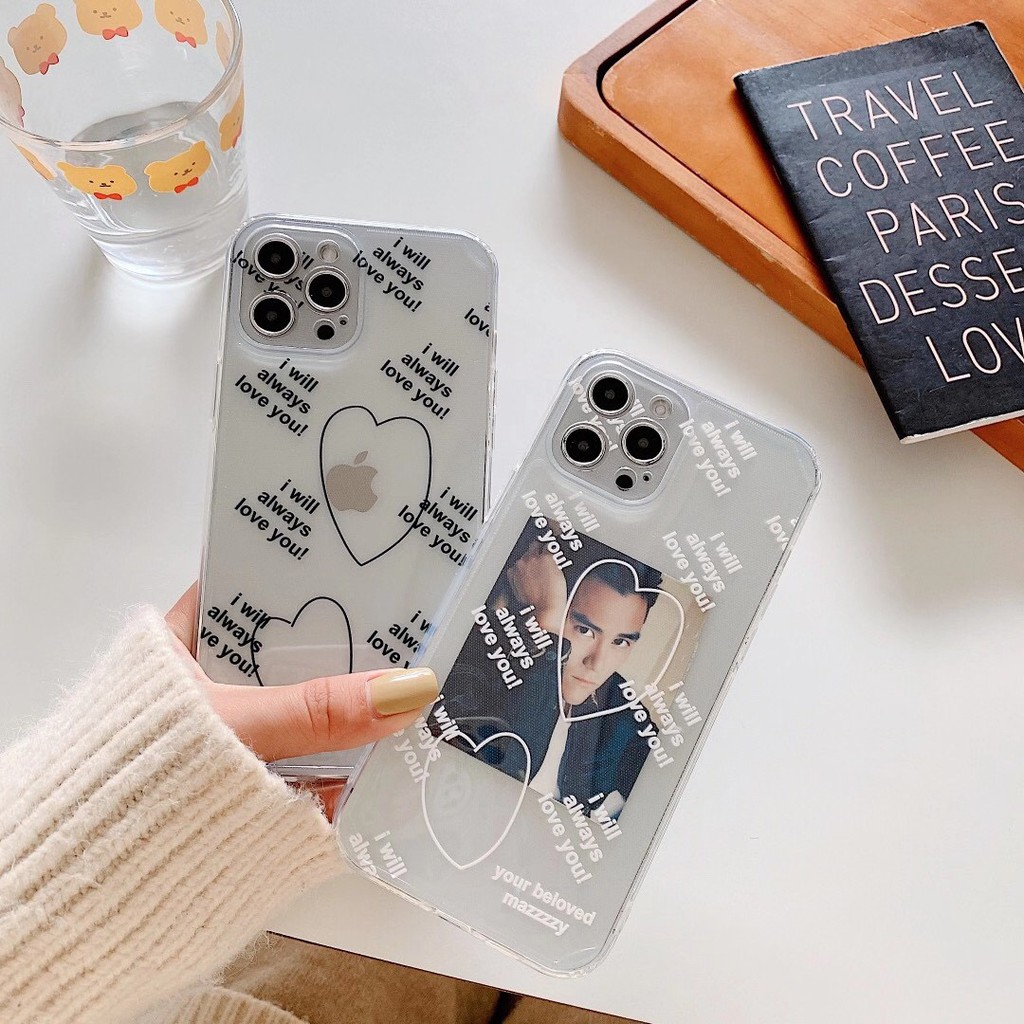 Ốp điện thoại TPU in hình trái tim cho Iphone12 / 12pro Max / 12mini / 7plus / 11pro Max / Xs Max / Xr | BigBuy360 - bigbuy360.vn