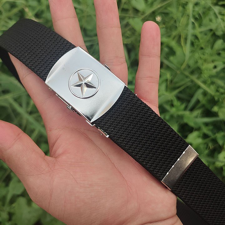 Thắt Lưng Nam/Dây Nịt Nam Vải Dù Khóa Con Lăn Chống Gỉ  Bảo Hành 1 Năm Cam Kết Hàng Y Hình Giảm Giá Cự