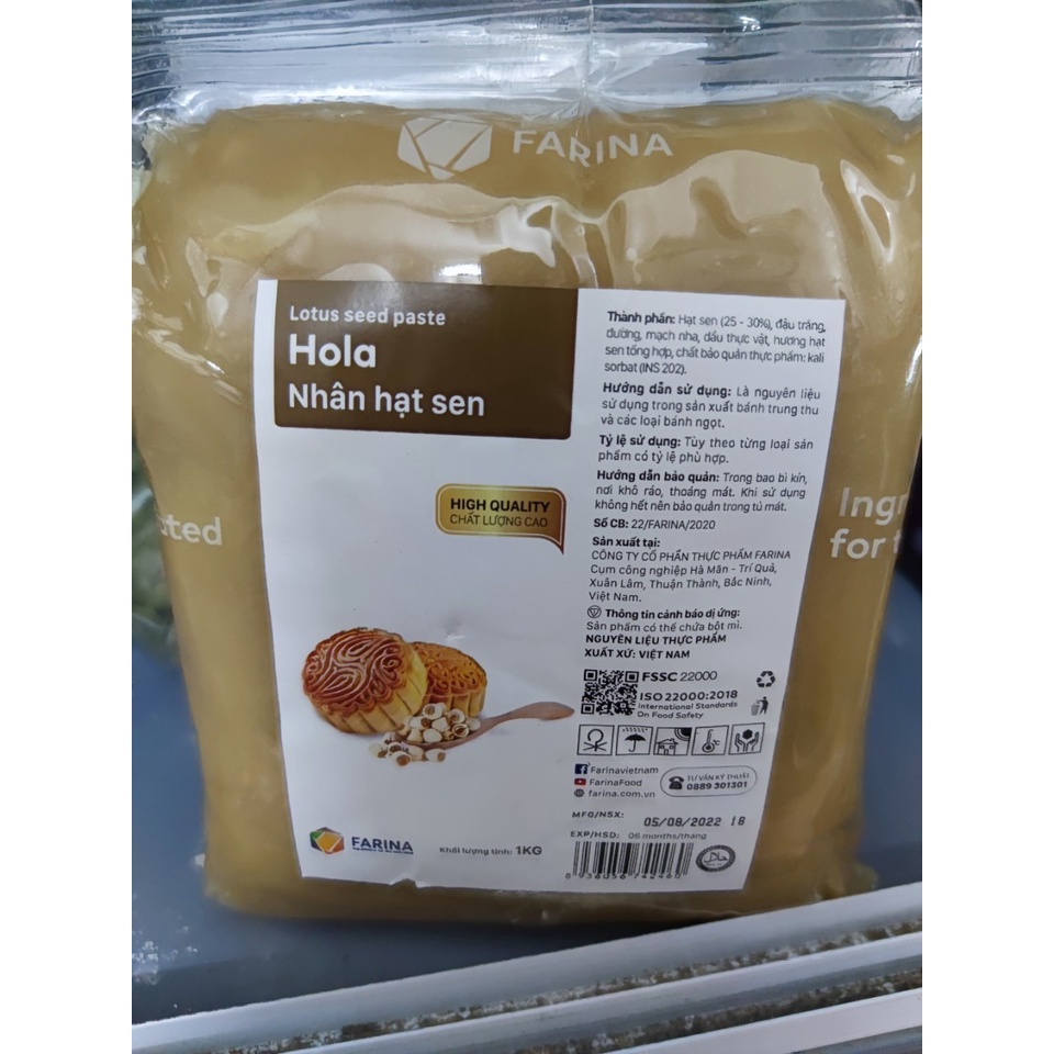 Nhân bánh trung thu - Nhân farina các vị 1kg