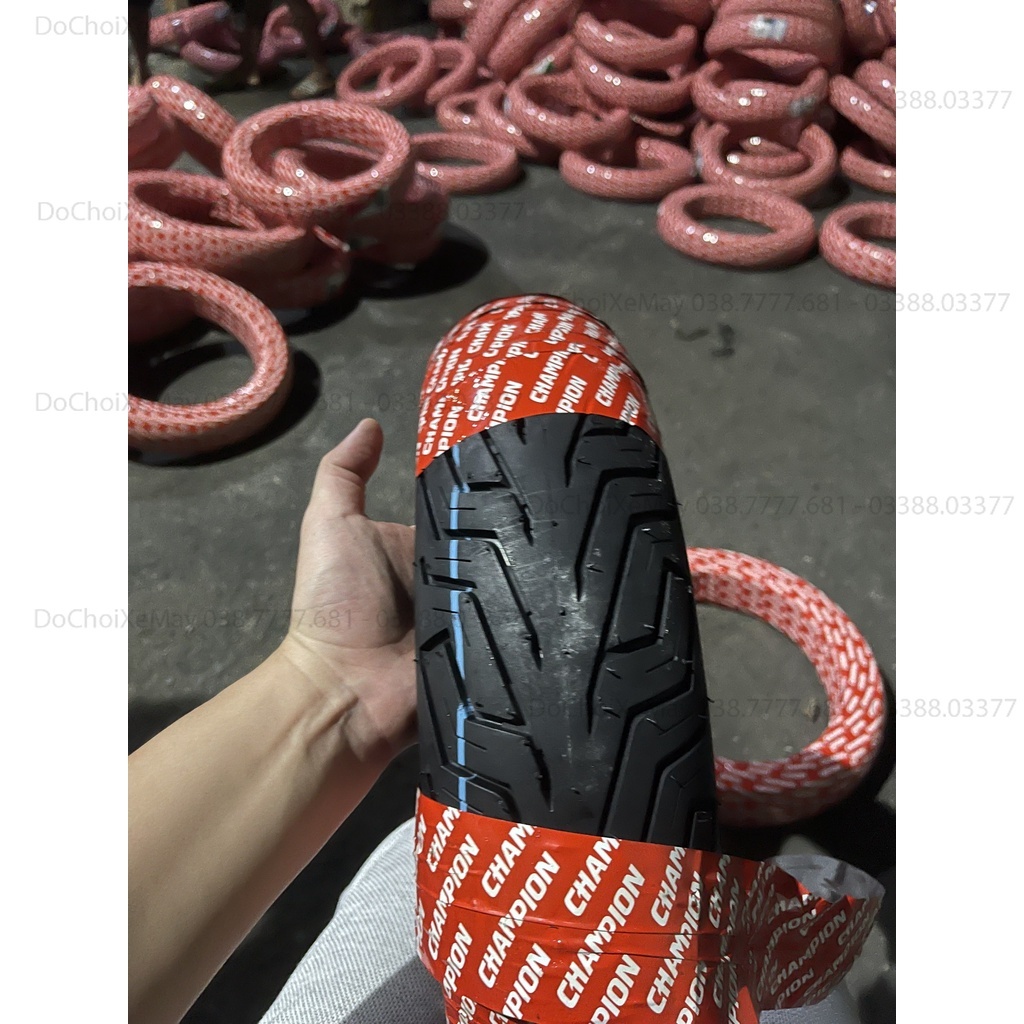 Vỏ lốp xe Champion Chính Hãng gai City Grip cho xe tay ga và vespa chống đinh chống nước . DoChoiXeMay