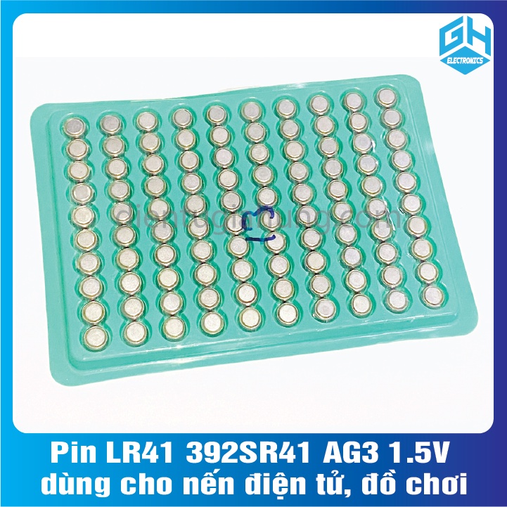 Combo 20 viên Pin LR41 392/SR41 AG3 loại 1.5V dùng cho nến điện tử, đồ chơi,máy tính