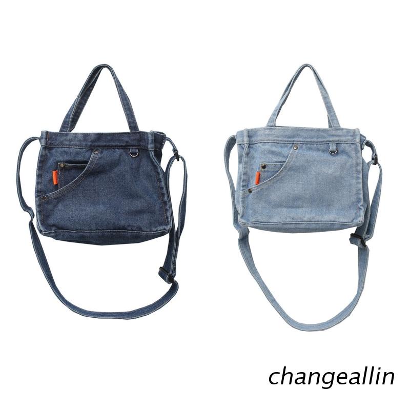 Túi Đeo Chéo Vải Denim Thời Trang Cho Nữ Ví