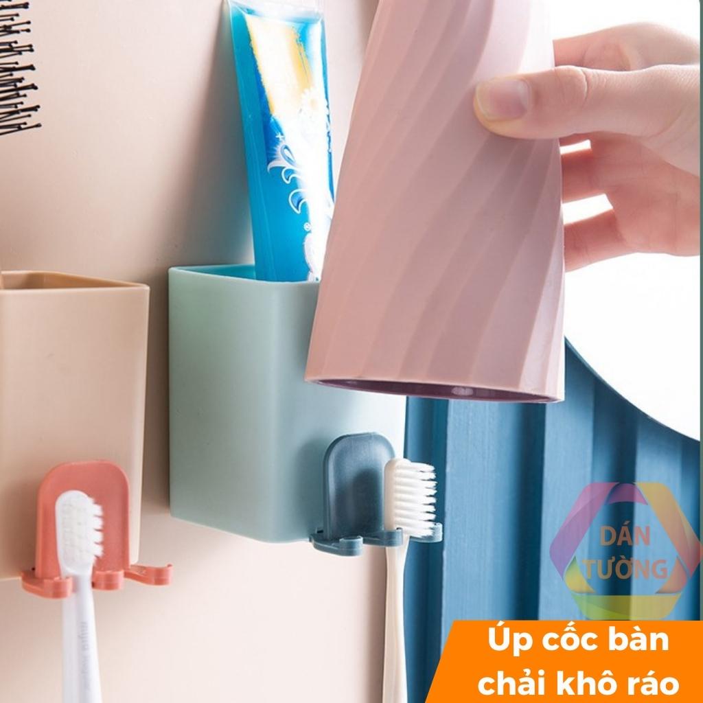 Cốc treo bàn chải đánh răng dán tường nhà tắm MDT, kệ đựng đồ phòng tắm đa năng _BC3