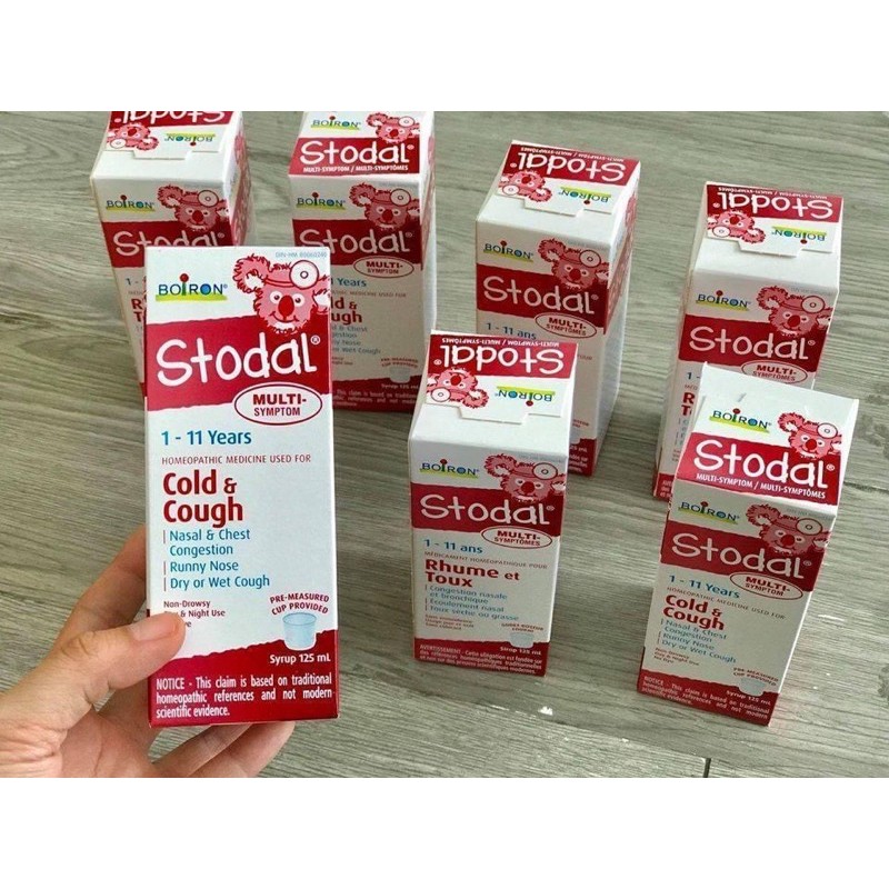 Ho Stodal Cold &amp; Cough nội địa Canada 125m 1-11y