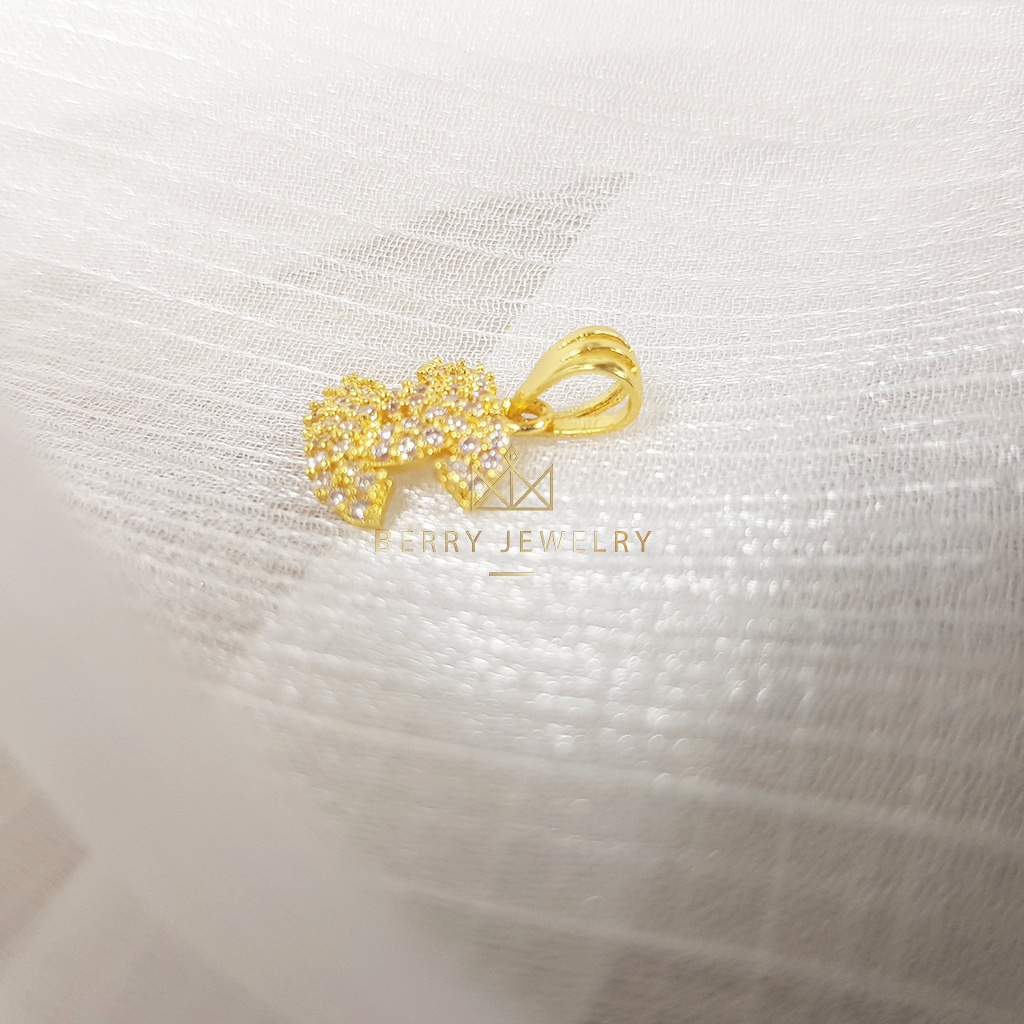 Mặt Dây Chuyền Nữ Mặt Chữ X Đính Đá Thiết Kế Hàn Quốc Berry Jewelry B21MDC3