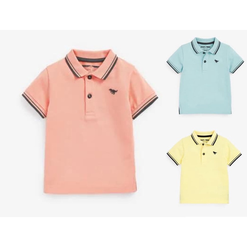 Áo polo trơn màu Nect săn sale size 2/3