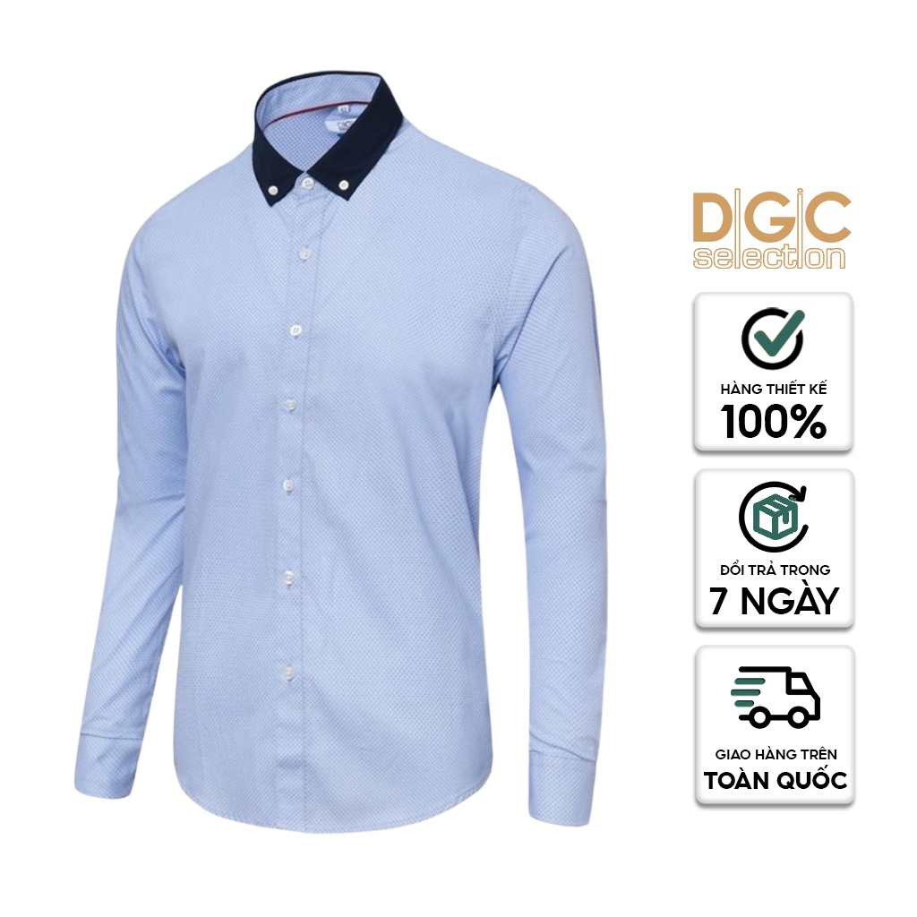 Áo sơ mi nam dài tay (slimfit) DGCs - SASD1839M