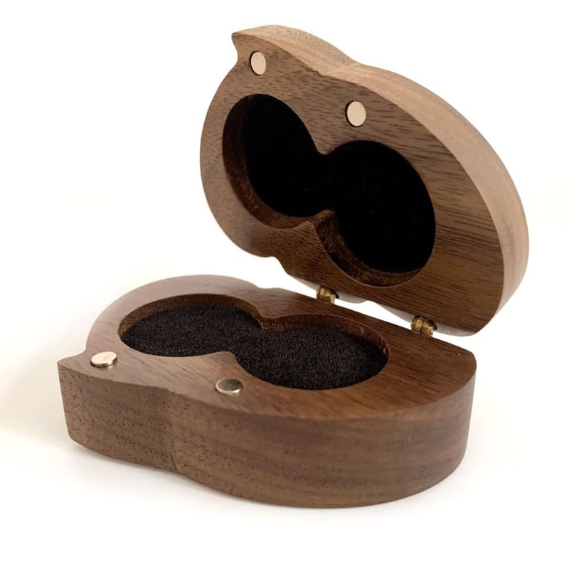 Hộp Đựng Nhẫn Đính Hôn Bằng Gỗ Thủ Công Dành Cho Nam Và Nữ