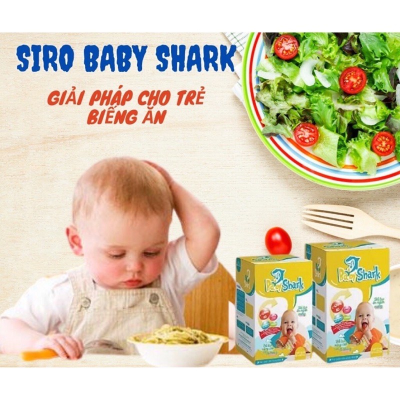 Siro Ăn Ngon Cá Mập Baby Shark [Mẫu Mới]