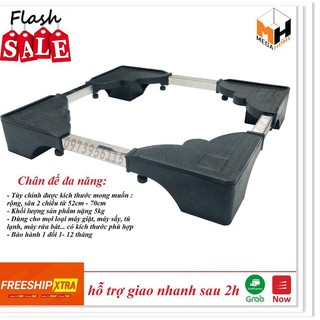[NẶNG 5KG] Chân kệ kê máy giặt, tủ lạnh đa năng (nặng 5kg, siêu dày, chịu tải 400 kg)