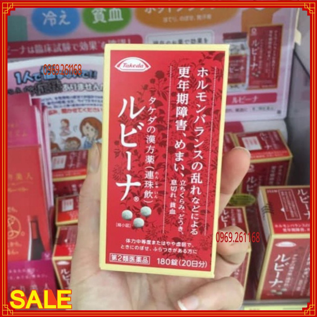 Viên Uống Bổ Máu Rubina Nhật Bản 180 Viên