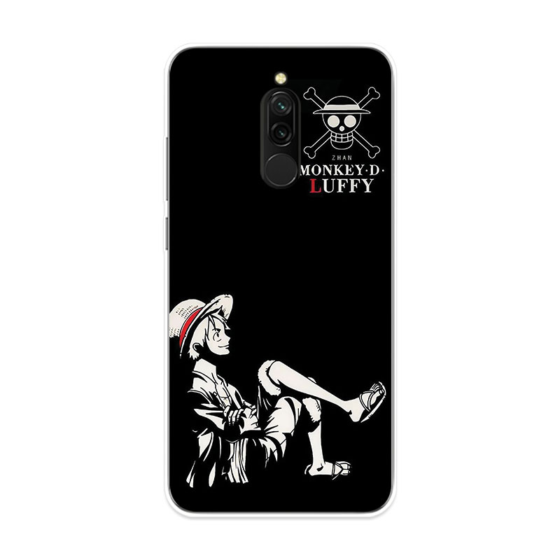 Ốp Lưng Xiaomi Redmi 8 8A Note 8 Pro TPU mềm Case One Piece Black