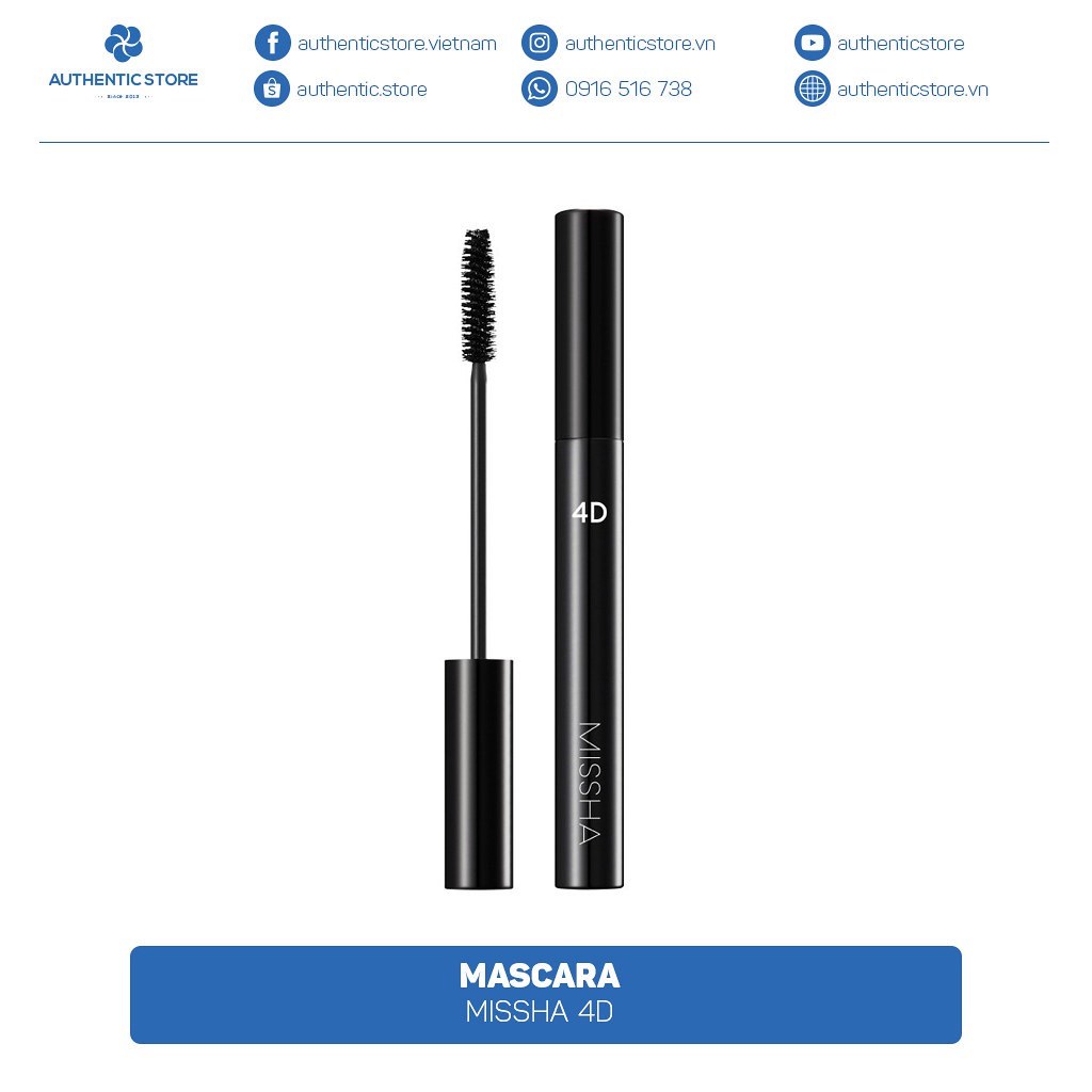 CHUỐT MI MASCARA MISSHA 4D HÀN QUỐC CONG MI