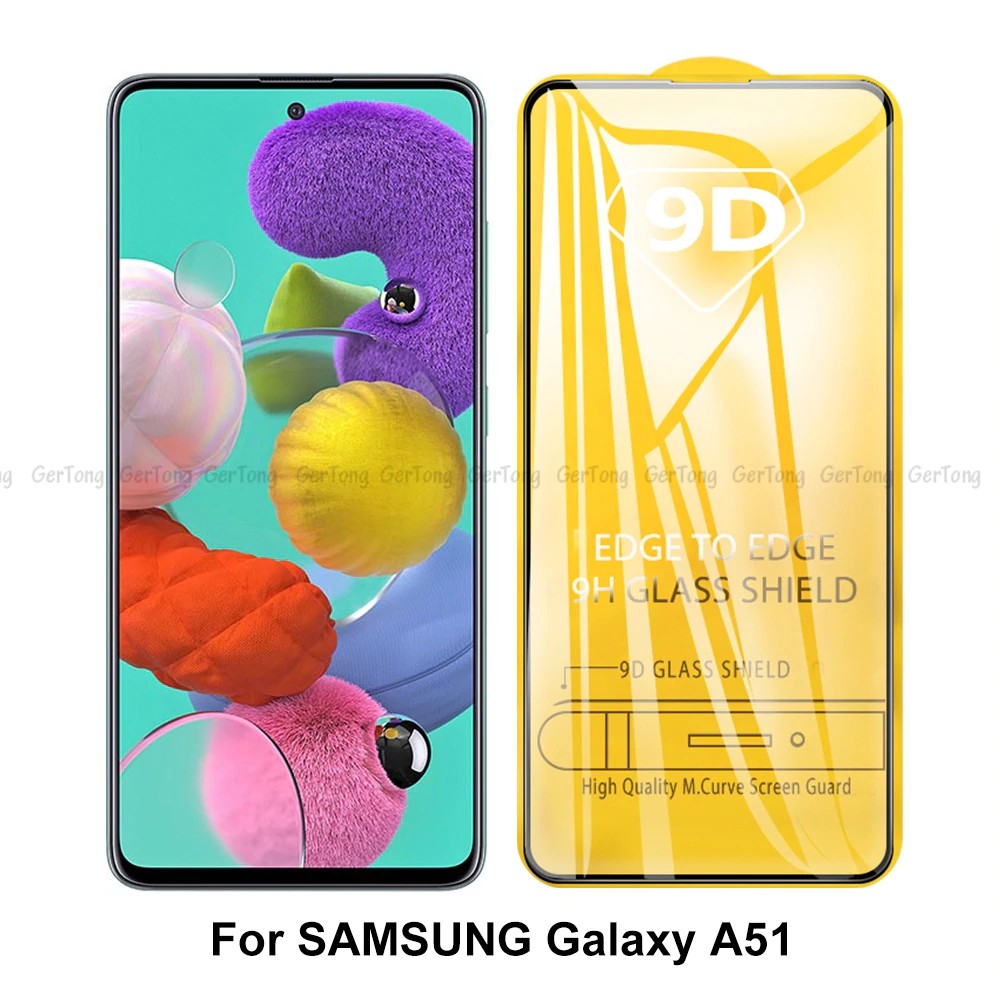 Miếng Dán Kính Cường Lực 9D Full màn Cho Samsusng Galaxy A51, Dán Màn Hình Samsung