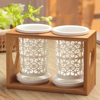 SET 2 ỐNG ĐŨA SỨ CAO CẤP