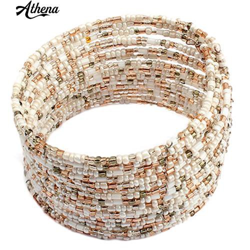 Vòng tay nhiều lớp thiết kế đơn giản phong cách Bohomian | BigBuy360 - bigbuy360.vn