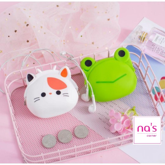 Ví mini silicone đựng tai nghe nhiều mẫu