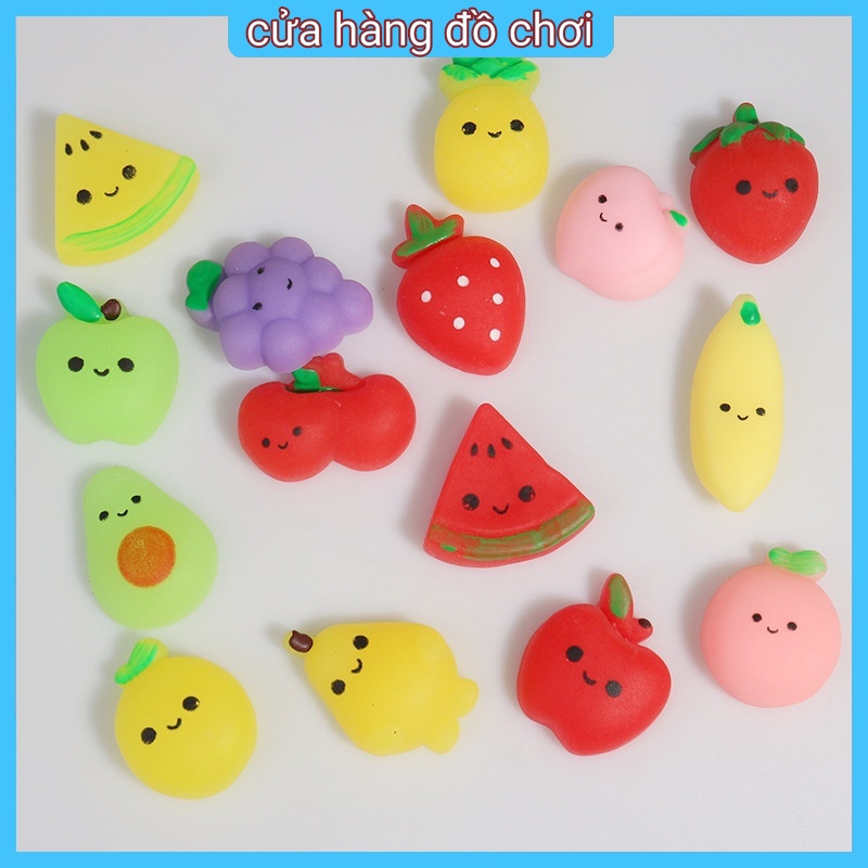 Mochi Đồ Chơi Nắn Bóp Đàn Hồi Giảm Stress Hình Trái Chuối Mèo Dễ Thương