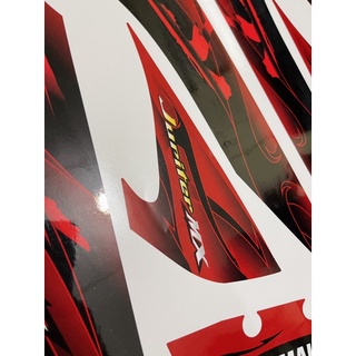 Tem rời Jupiter Mx cho Exciter 135 đỏ đen
