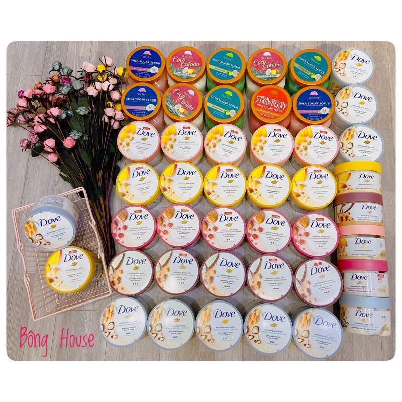 TẨY TẾ BÀO CHẾT DOVE EXFOLIATING BODY POLISH 298G