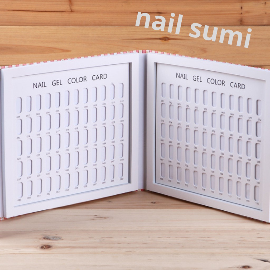 Sổ móng mẫu nail , sổ trưng bày móng ( 120 mấu)