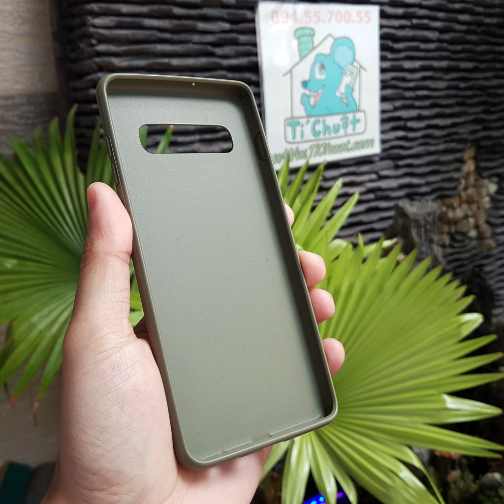 Ốp Lưng Samsung S10/ S10 Plus Sợi Lúa Mạch Dẻo TPU